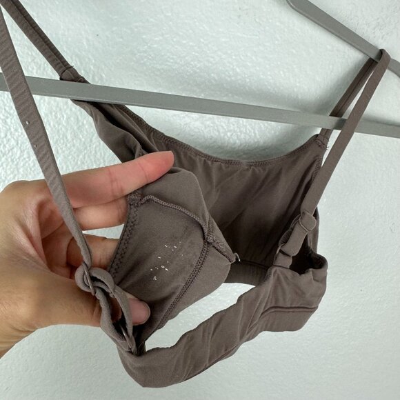 Skims Mauve Bralette XS Soft Stretchy Seamless Comfortable Lounge Everyday - Picture 6 of 6